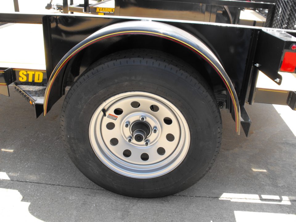 New Utility Trailer 5 X 8 Spring Assisted Gate 2990 Axle