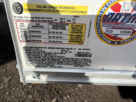 New 2026 WELLS CARGO 5x8 Fasttrac Deluxe / Enclosed Trailer