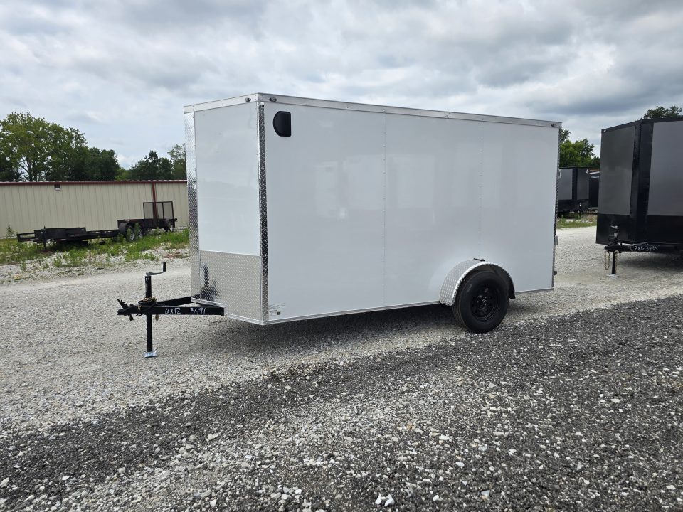 New 2026 Maximum Cargo Trailers 6X12 SA, 6'6" interior height, 3.5k axle, .080 polycore, with barn doors Cargo / Enclosed Trailer