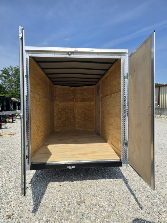 New 2026 Maximum Cargo Trailers 6X12 SA, 6'6" interior height, 3.5k axle, .080 polycore, with barn doors Cargo / Enclosed Trailer