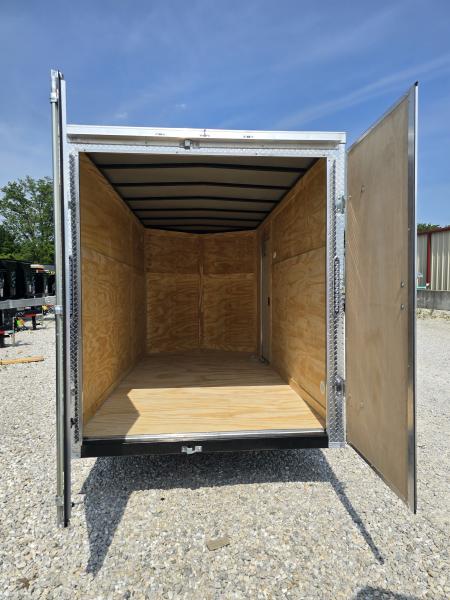 New 2026 Maximum Cargo Trailers 6X12 SA, 6'6" interior height, 3.5k axle, .080 polycore, with barn doors Cargo / Enclosed Trailer