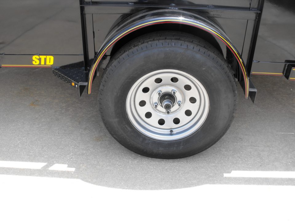 New Hi-Wall 83 X 12 Hi-Wall Solid Side Utility Trailer 2990 Axle