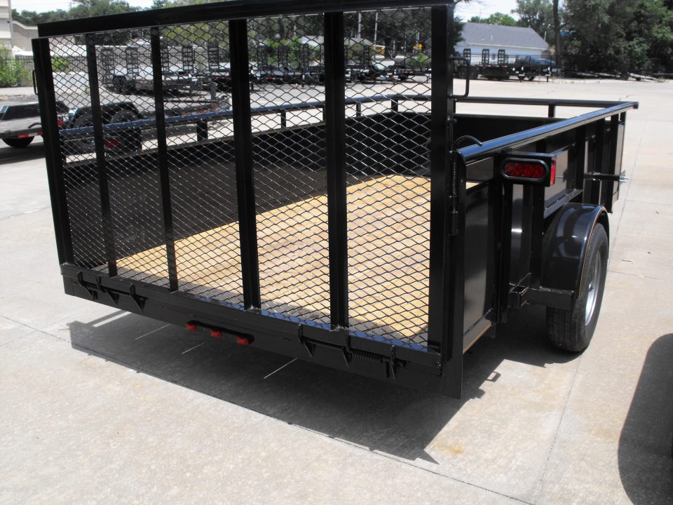 New Hi-Wall 83 X 12 Hi-Wall Solid Side Utility Trailer 2990 Axle