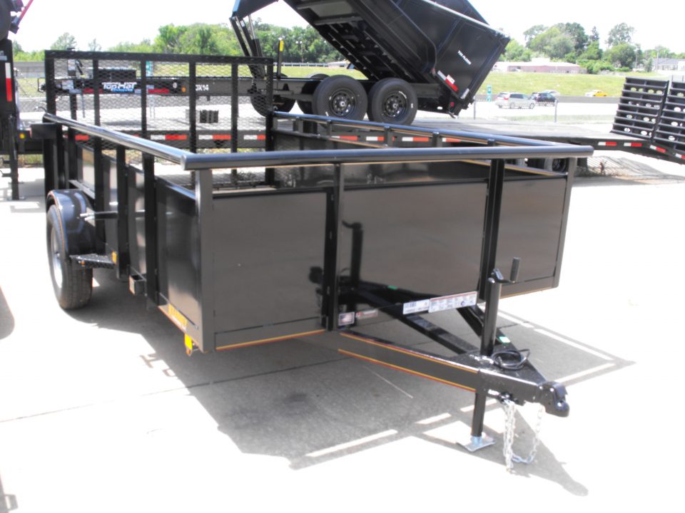 New Hi-Wall 83 X 12 Hi-Wall Solid Side Utility Trailer 2990 Axle