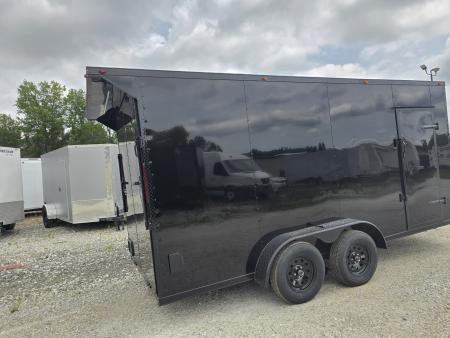 New 2026 Mammoth 7x16 TA Cargo / Enclosed Trailer, 7' interior height , 3.5k axles, .080 polycore exterior with rear spoiler Cargo / Enclosed Trailer