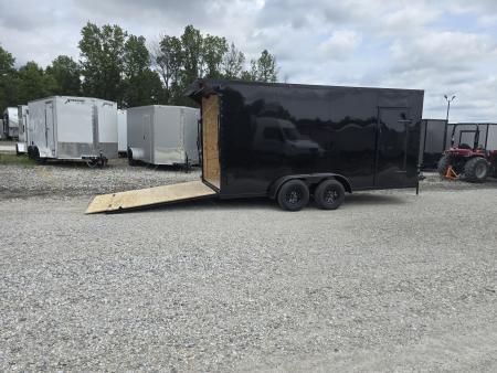 New 2026 Mammoth 7x16 TA Cargo / Enclosed Trailer, 7' interior height , 3.5k axles, .080 polycore exterior with rear spoiler Cargo / Enclosed Trailer
