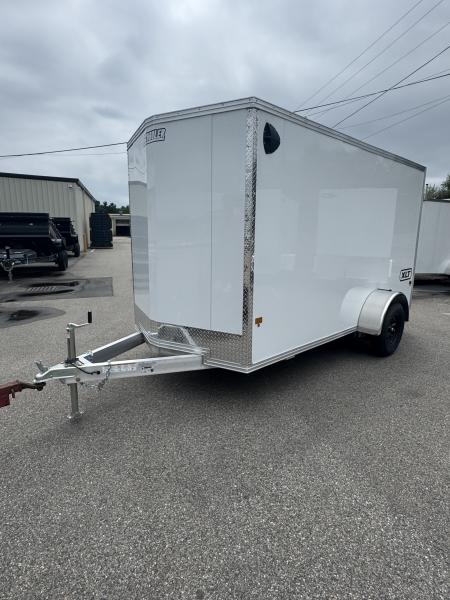New 2027 E-Z Hauler 6'X12' Aluminum Cargo / Enclosed Trailer / Ramp Door