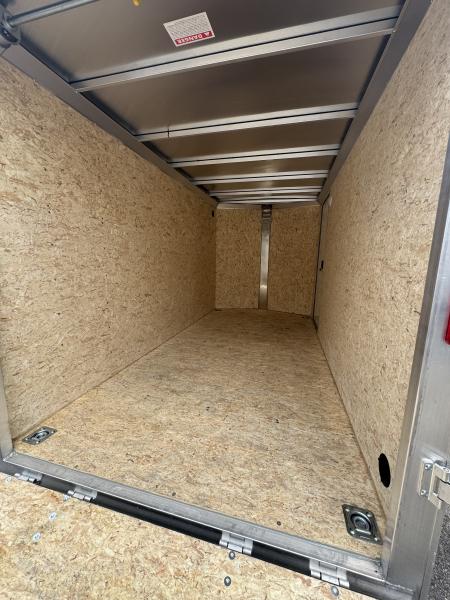 New 2027 E-Z Hauler 6'X12' Aluminum Cargo / Enclosed Trailer / Ramp Door