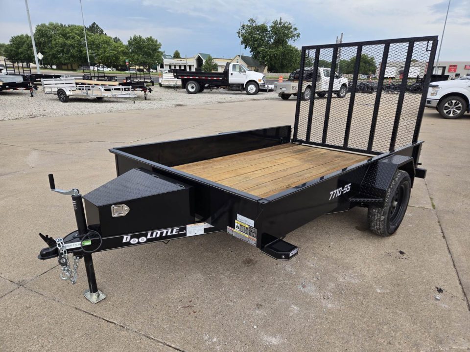 New 2026 Doolittle Trailers 77x10 Solid Side 3K Utility Trailer