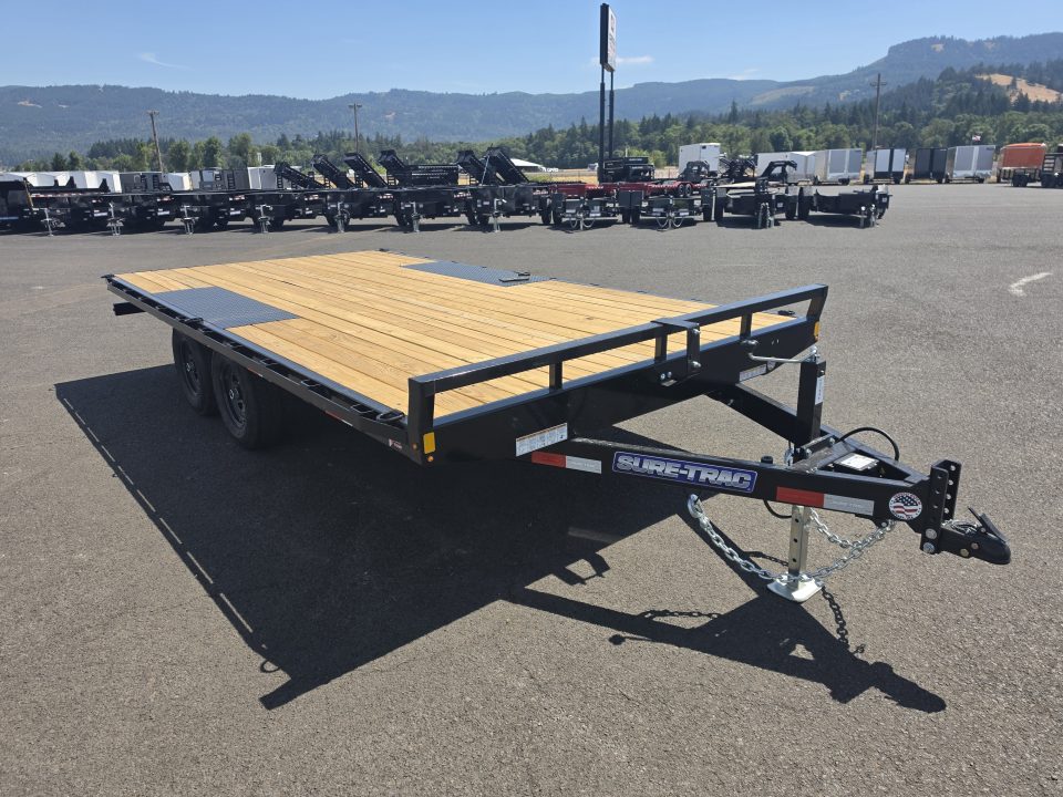 New 2026 Sure-Trac 8.5x16 10k Deckover Flatbed