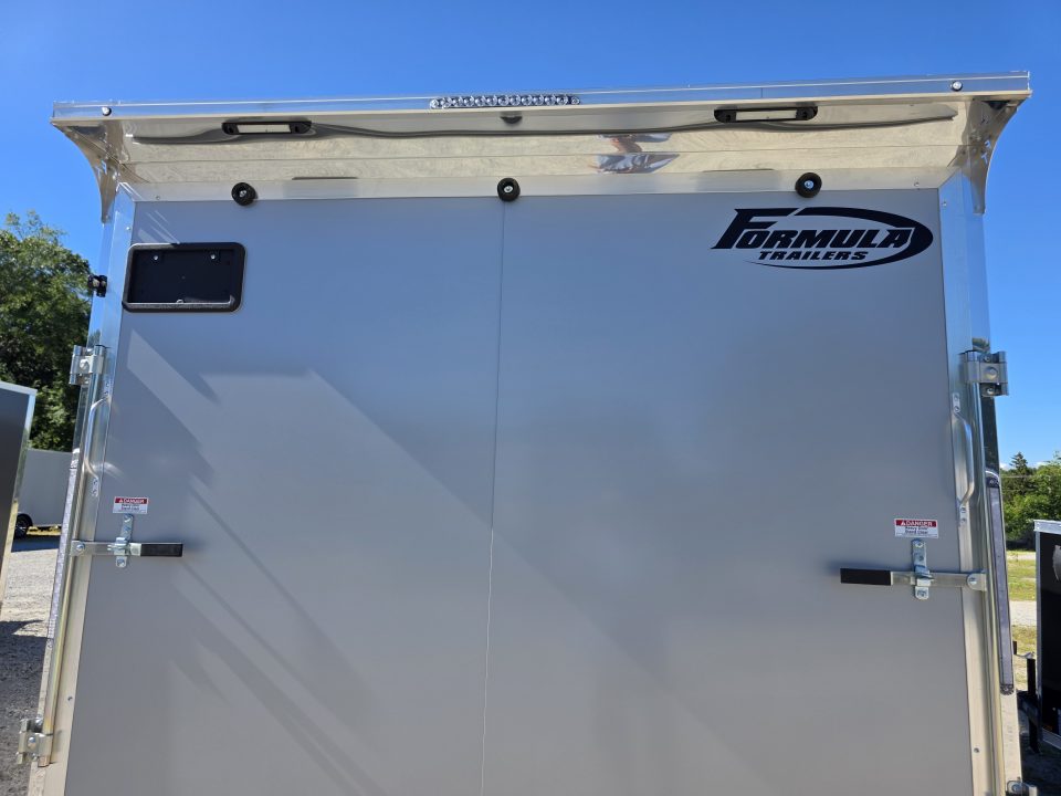 New 2026 Formula Trailers 8.5x24 CAR HAULER WITH ESCAPE DOOR 10K TORSION AXLE 7' INSIDE SXS UTV GOLF CART Cargo / Enclosed Trailer