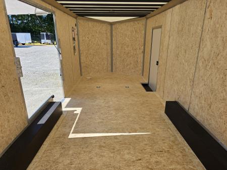 New 2026 Formula Trailers 8.5x24 CAR HAULER WITH ESCAPE DOOR 10K TORSION AXLE 7' INSIDE SXS UTV GOLF CART Cargo / Enclosed Trailer