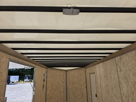 New 2026 Formula Trailers 8.5x24 CAR HAULER WITH ESCAPE DOOR 10K TORSION AXLE 7' INSIDE SXS UTV GOLF CART Cargo / Enclosed Trailer