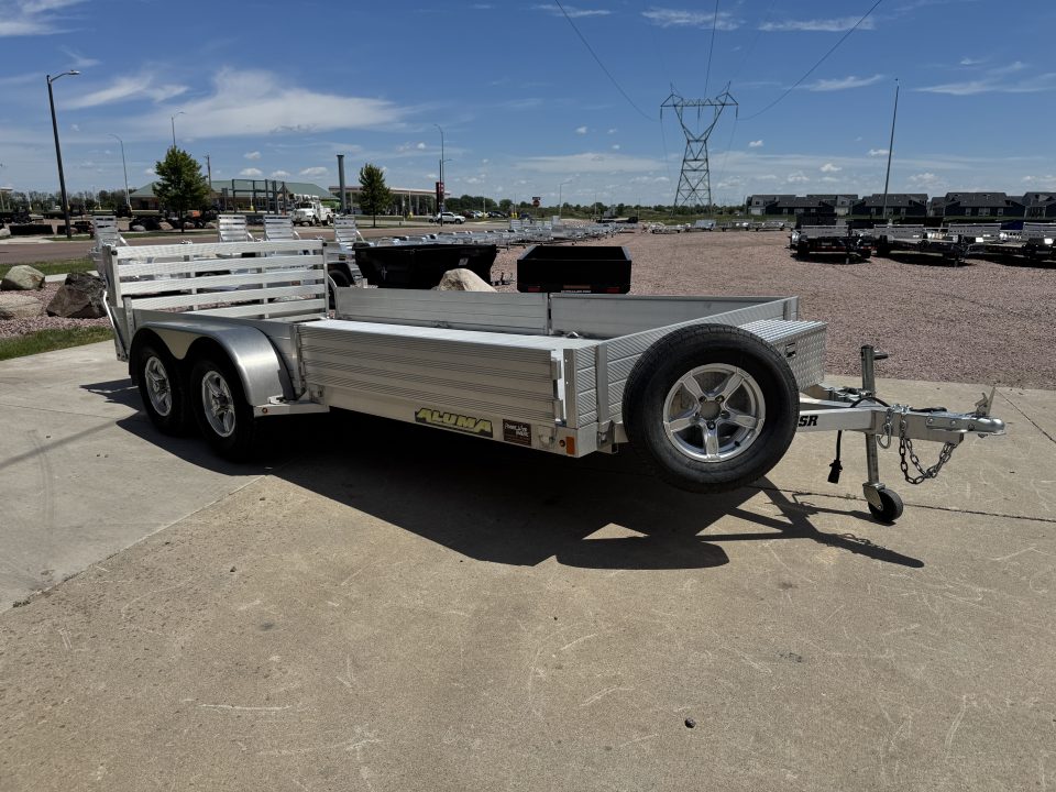 Used 2023 Aluma 8115TA Utility Trailer