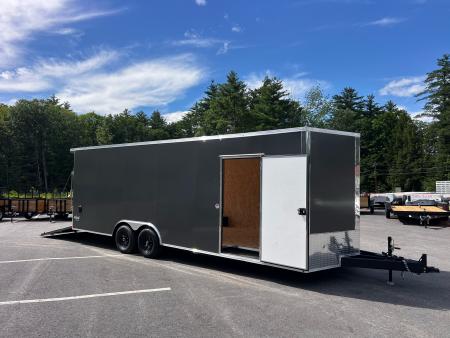 New 2026 Pace American 8.5X24 + 2ft V nose/ 7' interior/ Ext. tongue/ Polycore - 9990GVW