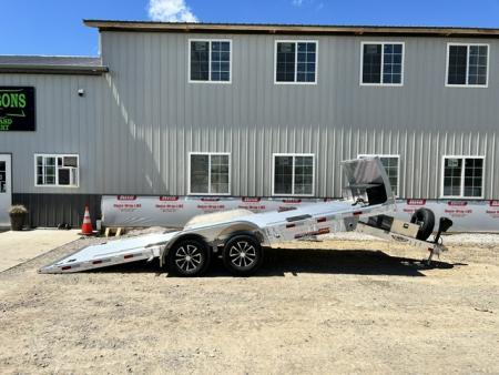 Used 2026 H&H Trailers 82"X20' 7K GVWR ALUMINUM SPEEDLOADER EX POWER TILT-LOADED LIKE NEW Car / Racing Trailer