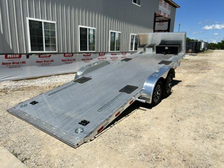Used 2026 H&H Trailers 82"X20' 7K GVWR ALUMINUM SPEEDLOADER EX POWER TILT-LOADED LIKE NEW Car / Racing Trailer