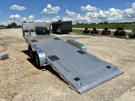 Used 2026 H&H Trailers 82"X20' 7K GVWR ALUMINUM SPEEDLOADER EX POWER TILT-LOADED LIKE NEW Car / Racing Trailer