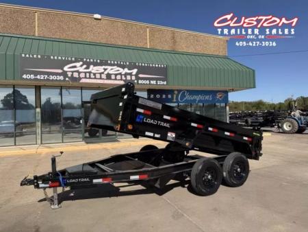 New #388323 2027 LOAD TRAIL DE 6 X 12 TANDEM AXLE 10K BUMPER PULL DUMP