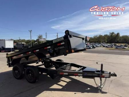 New #388323 2027 LOAD TRAIL DE 6 X 12 TANDEM AXLE 10K BUMPER PULL DUMP