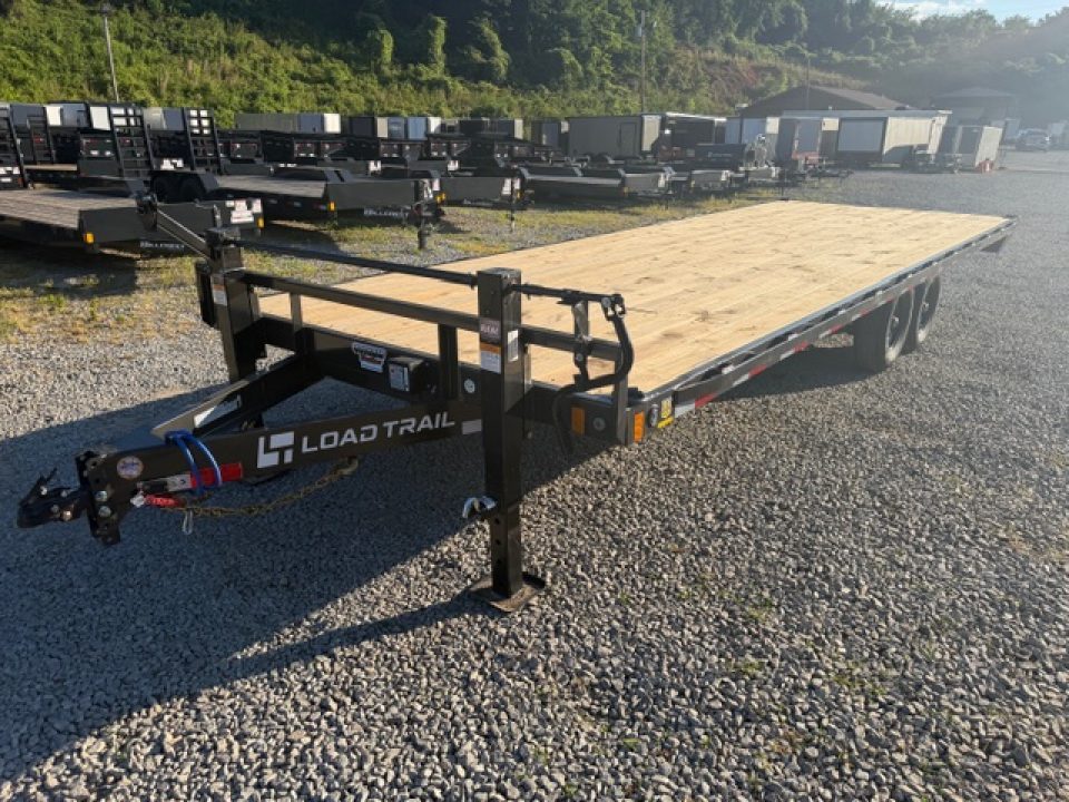 New Load Trail Deck-Over 102x24 14K BP- Gun Metal Gray