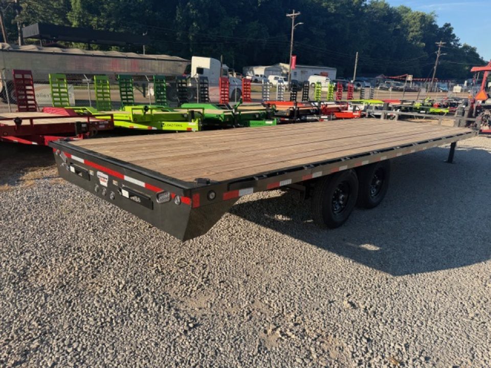 New Load Trail Deck-Over 102x24 14K BP- Gun Metal Gray