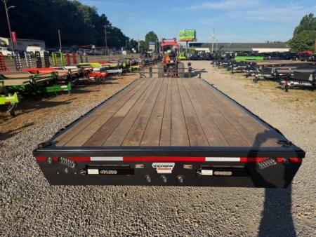 New Load Trail Deck-Over 102x24 14K BP- Gun Metal Gray
