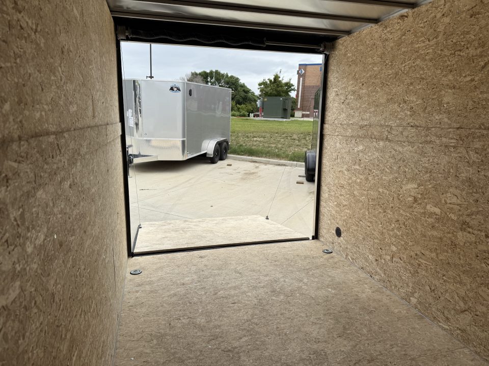 New 2027 Bighorn R&M 7x12 + 2’V TALL SUPERIOR QUALITY Rear Ramp Enclosed Cargo Trailer