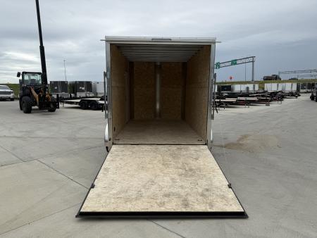 New 2027 Bighorn R&M 7x12 + 2’V TALL SUPERIOR QUALITY Rear Ramp Enclosed Cargo Trailer