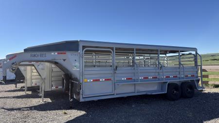 New 2026 Ranch Boss Gooseneck Stock Trailer 20'
