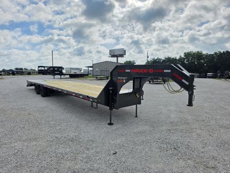 New 2027 MAXX-D 102 X 36 LDX TANDEM DUAL LOW PRO GN W/ 5' DOVE/ MAX RAMPS/ HYDRO JACKS/ TORQUE TUBE