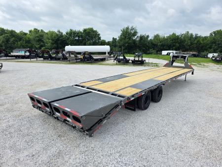 New 2027 MAXX-D 102 X 36 LDX TANDEM DUAL LOW PRO GN W/ 5' DOVE/ MAX RAMPS/ HYDRO JACKS/ TORQUE TUBE