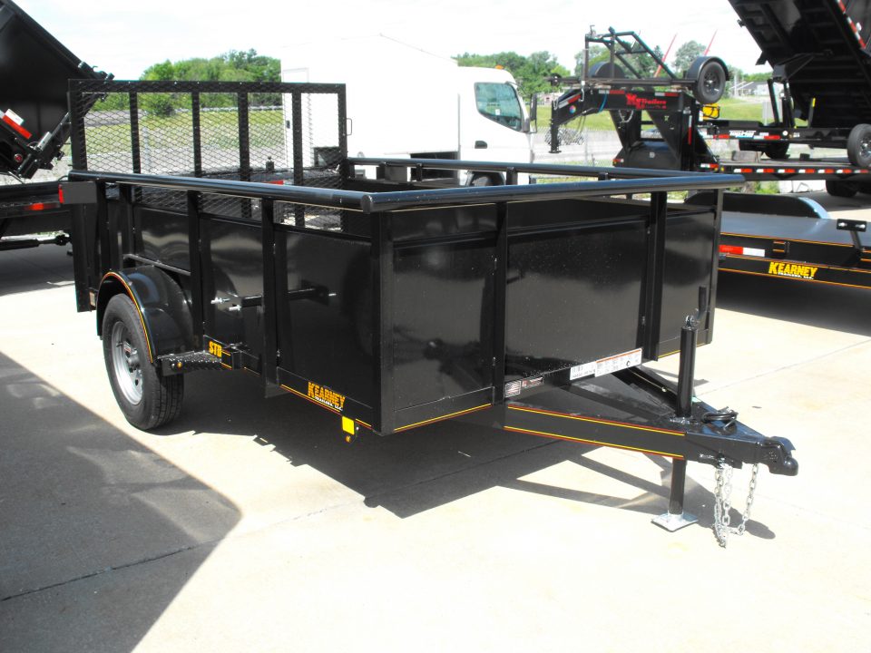 New Utility Trailer 77 X 12 Spring assisted Gate 2990 Ecco-Lube-Spindle