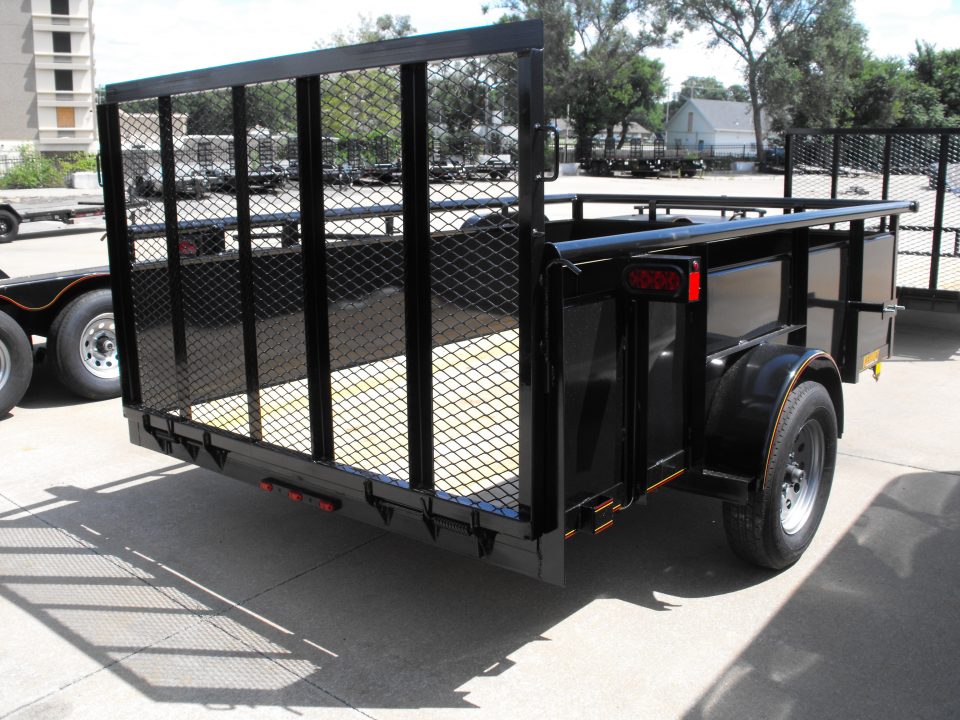 New Utility Trailer 77 X 12 Spring assisted Gate 2990 Ecco-Lube-Spindle