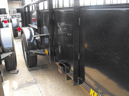 New Utility Trailer 77 X 12 Spring assisted Gate 2990 Ecco-Lube-Spindle