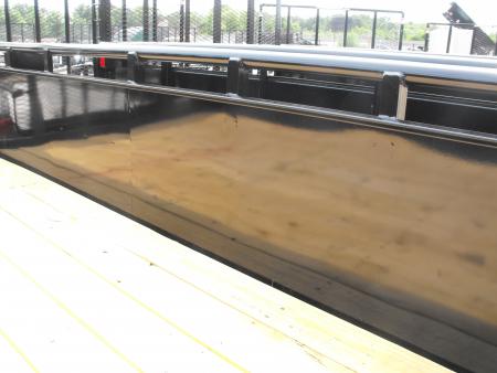New Utility Trailer 77 X 12 Spring assisted Gate 2990 Ecco-Lube-Spindle