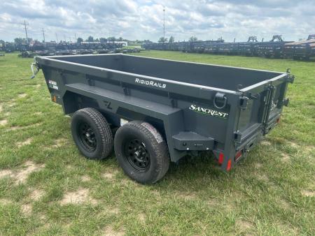 New 2026 Lamar 5x10 Tandem 7K Dump w/ 18" Sides & Slide In Ramps