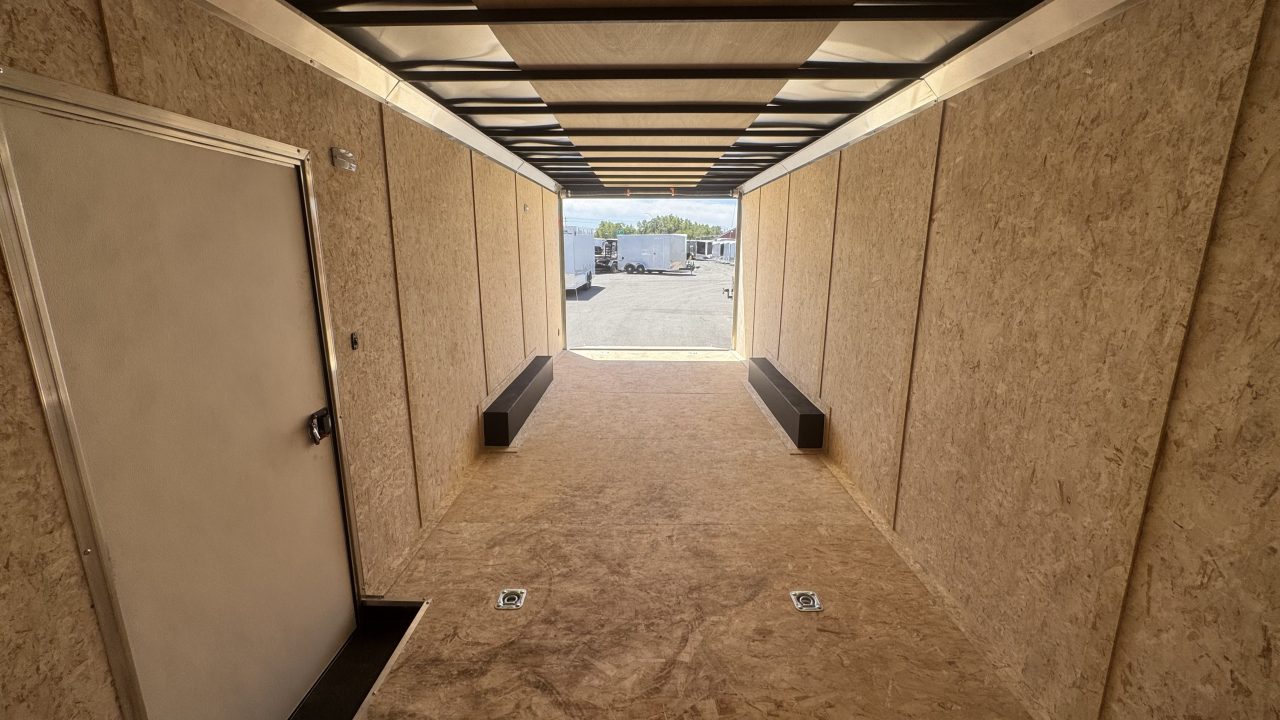 New 2026 Look Trailers 8.5 x 24 ST DLX Flat Top V-Nose Car Hauler 10K Car Hauler Trailer