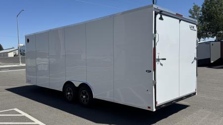 New 2026 Look Trailers 8.5 x 24 ST DLX Flat Top V-Nose Car Hauler 10K Car Hauler Trailer