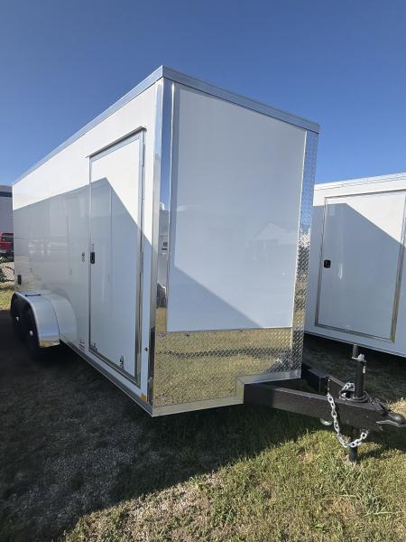 New 2026 Pace American 7 X 16 Journey SE Flat Top Sloped V-Nose 10K