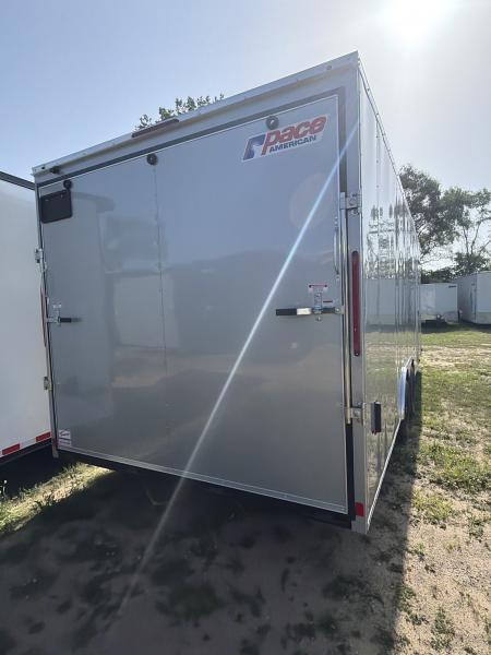New 2026 Pace American 8.5 x 24 Outback DLX Flat Top V-Nose Car Hauler 10K