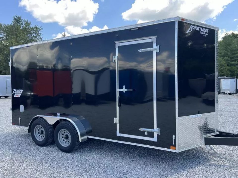 New 2027 Homesteader Trailer 7x16 IH (7FT HT) (BARN DOORS) 10K GVWR .80 POLYCORE Cargo / Enclosed Trailer