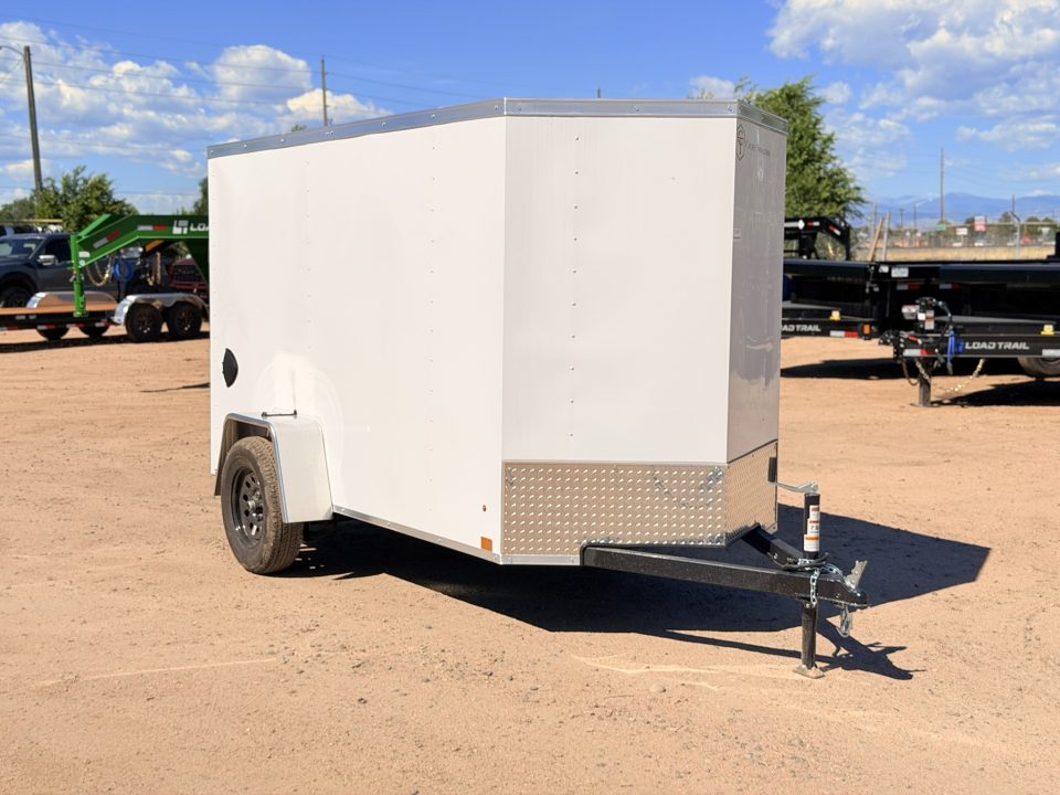 New 2026 Cross Trailers 4.5-10-1.5V Enclosed 3K GVWR