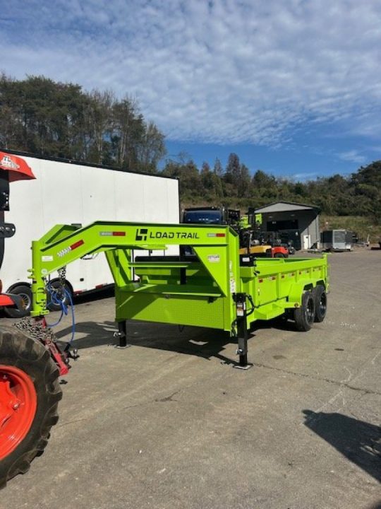 New 2025 Load Trail 7X14 16K 2' GN Dump Trialer