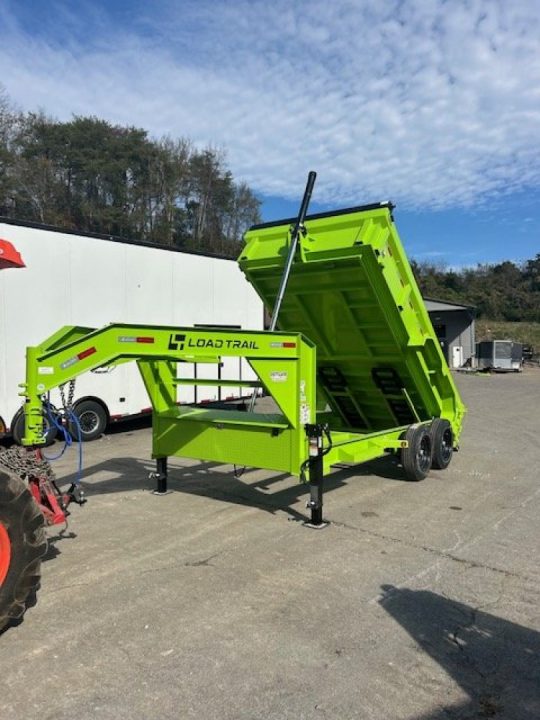 New 2025 Load Trail 7X14 16K 2' GN Dump Trialer