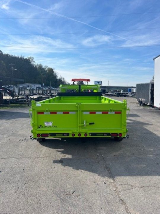 New 2025 Load Trail 7X14 16K 2' GN Dump Trialer
