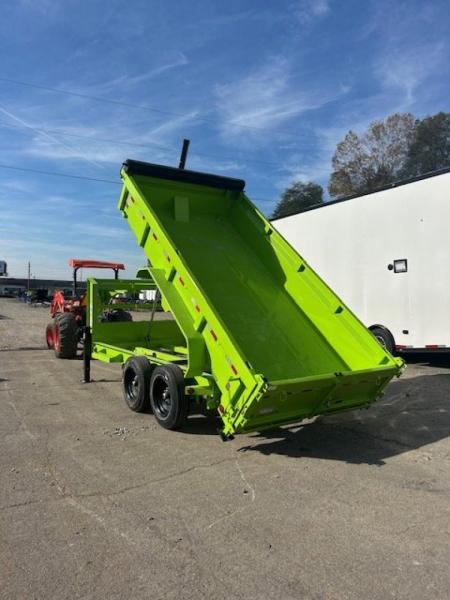 New 2025 Load Trail 7X14 16K 2' GN Dump Trialer