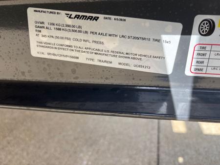 New 2026 Lamar Trailers UC831213 Utility Trailer