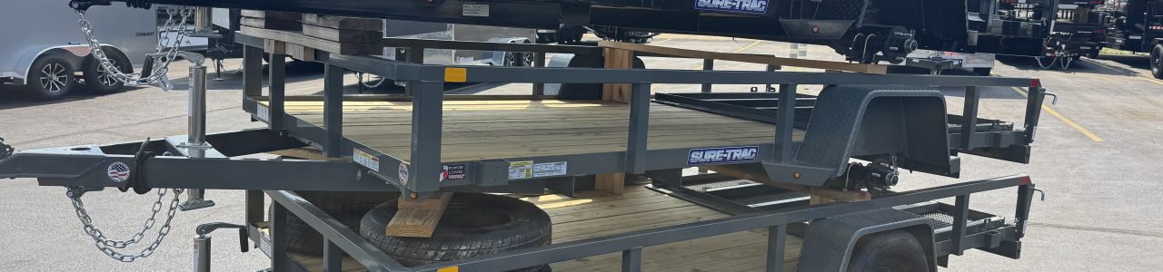 New 2026 Sure-Trac ST-UTT7212-030 Utility Trailer