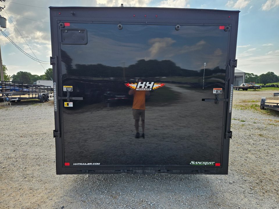 New 2026 H&H 8.5X20 TANDEM 10K CARGO W/BLACKOUT TRIM 7' HEIGHT & RAMP DOOR